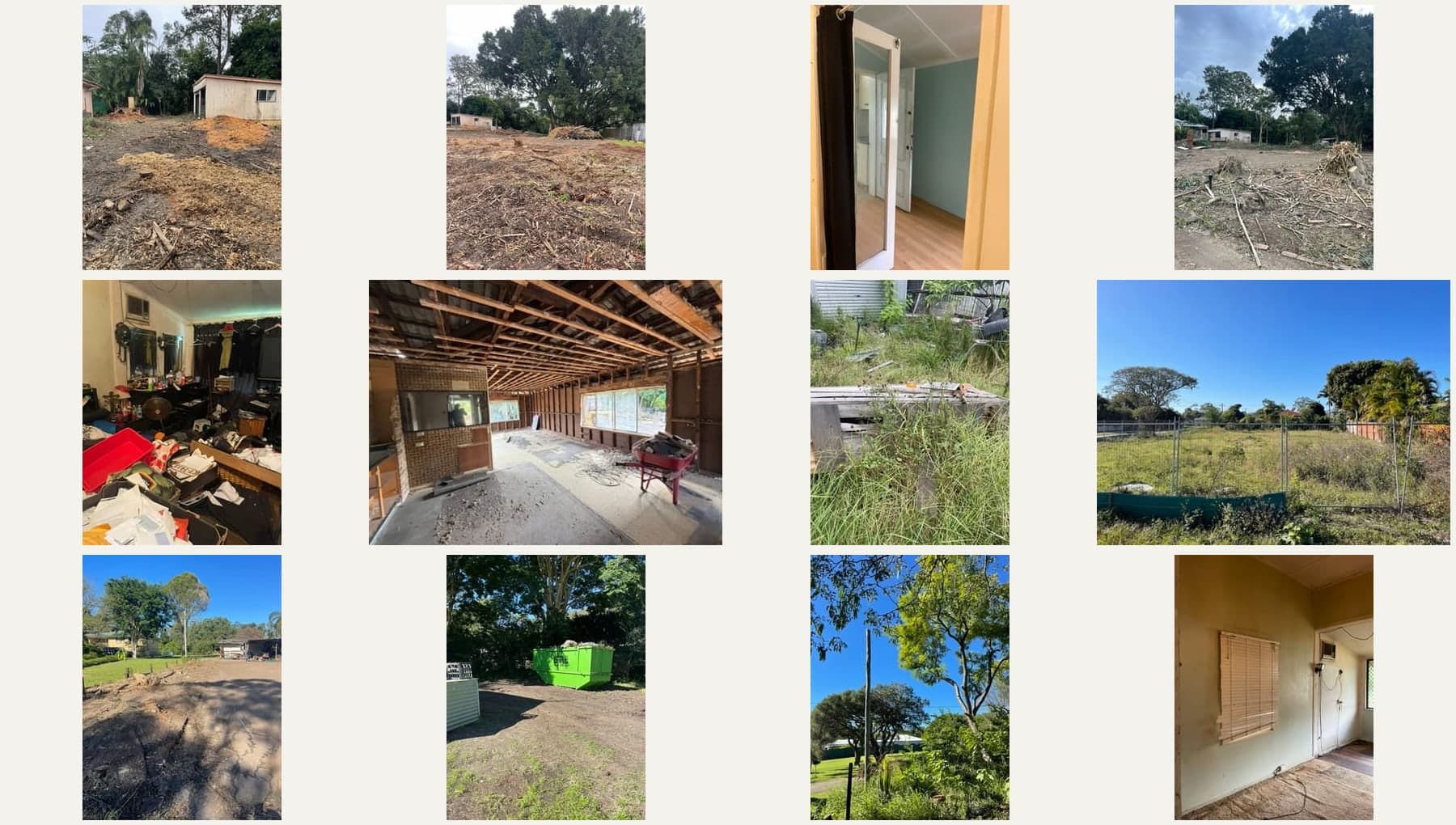 Site clearing & co-ordination photo page 12