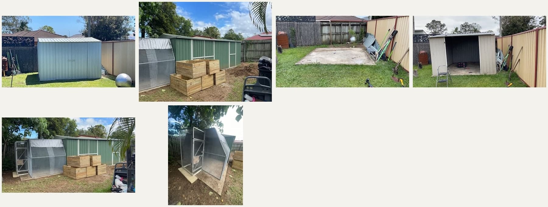 Shed assembly work